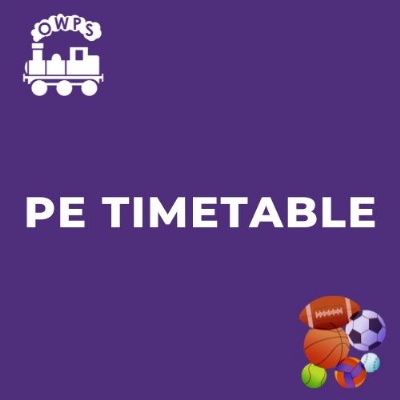 PE Timetable -Summer Term 2nd Half